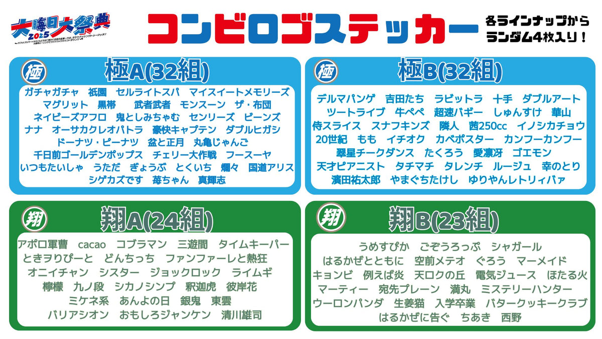 第一部・第二部セット券】【大晦日大祭典2025全グッズ付き】大晦日大